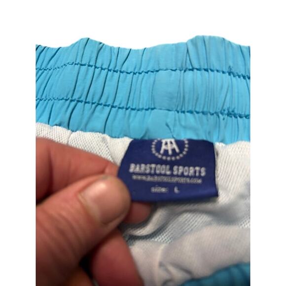 Barstool Sports Bathing Suit Swim Trucks Shorts Blue Call Her Daddy Podcast SZ L - Picture 6 of 9
